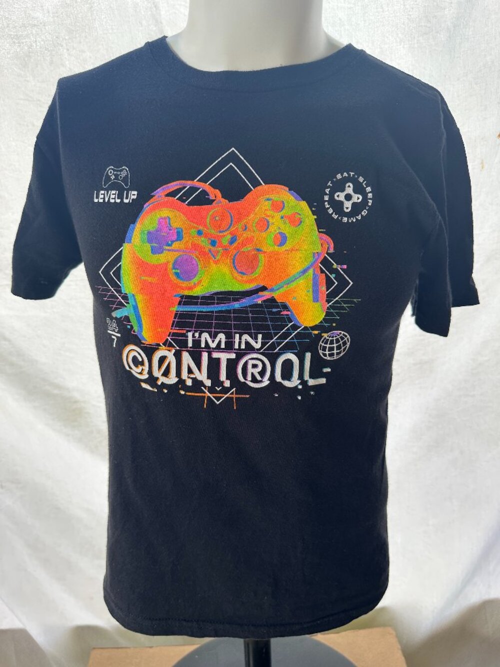 JME Collective I'm in Control Level Up Men's Black Shirt Medium